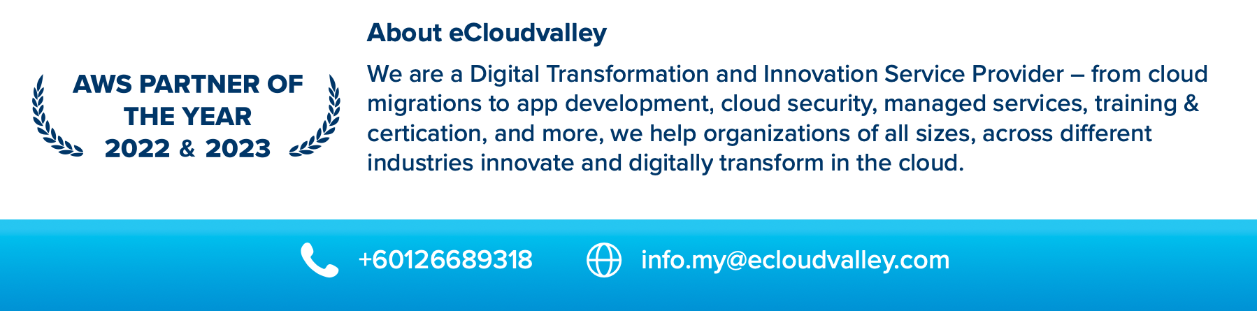 Kickstart your Cloud Journey with eCloudvalley | eCloudvalley