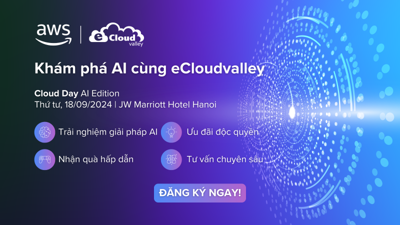 Tham gia cùng eCloudvalley tại AWS Cloud Day 2024 | eCloudvalley